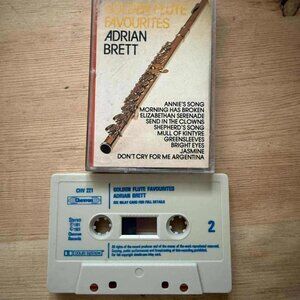 Adrian Brett – Golden Flute Favourites Vintage Cassette Tape VG+ C40
